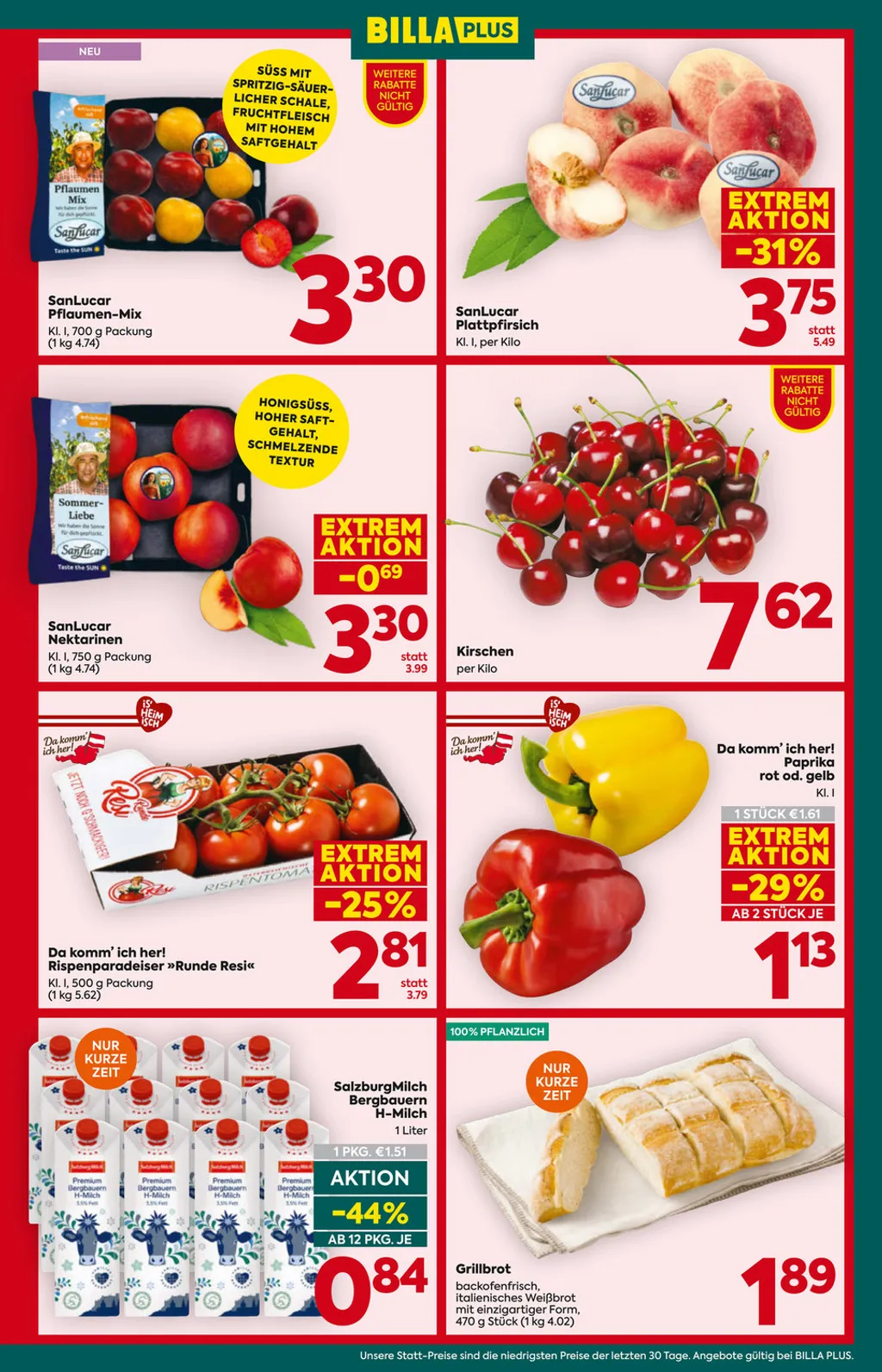 Billa Plus Flugblatt ab 01.07.2026 (Mittwoch)