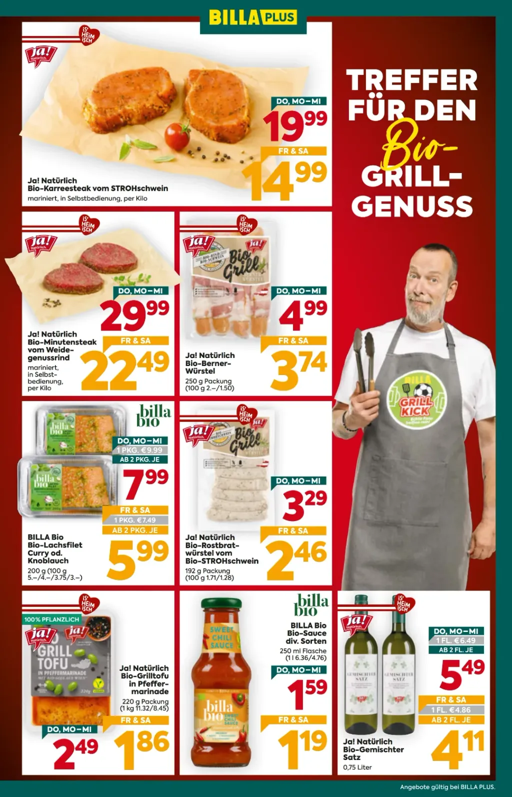 Billa Plus Flugblatt ab 09.07.2026 (Donnerstag)