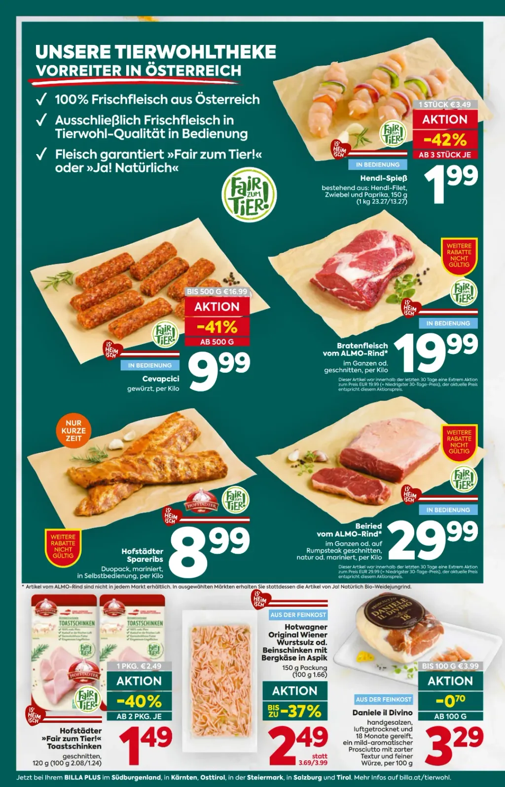 Billa Plus Flugblatt ab 09.07.2026 (Donnerstag)