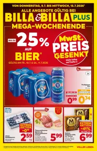 Billa Flugblatt ab 09.07.2026 (Donnerstag)