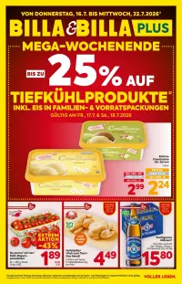 Billa Flugblatt ab 16.07.2026 (Donnerstag)