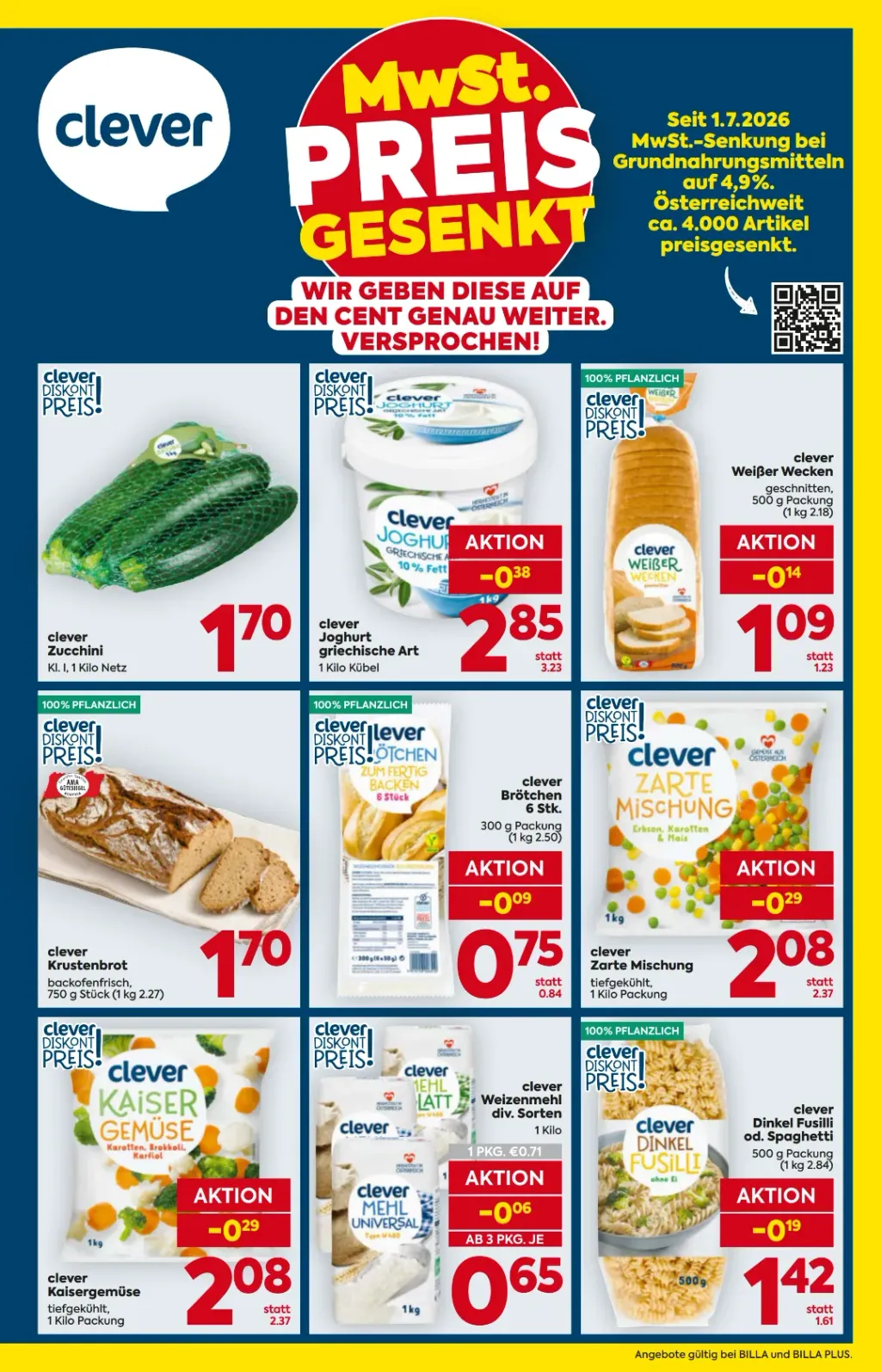 Billa Flugblatt ab 16.07.2026 (Donnerstag)