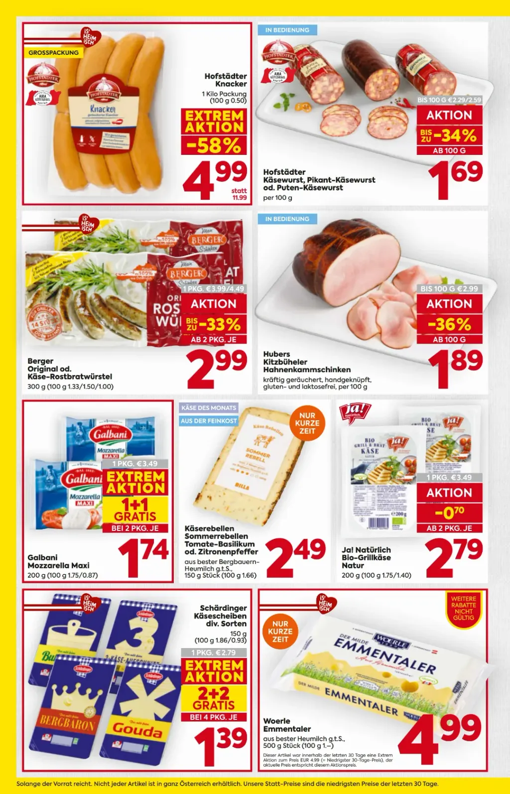Billa Flugblatt ab 16.07.2026 (Donnerstag)