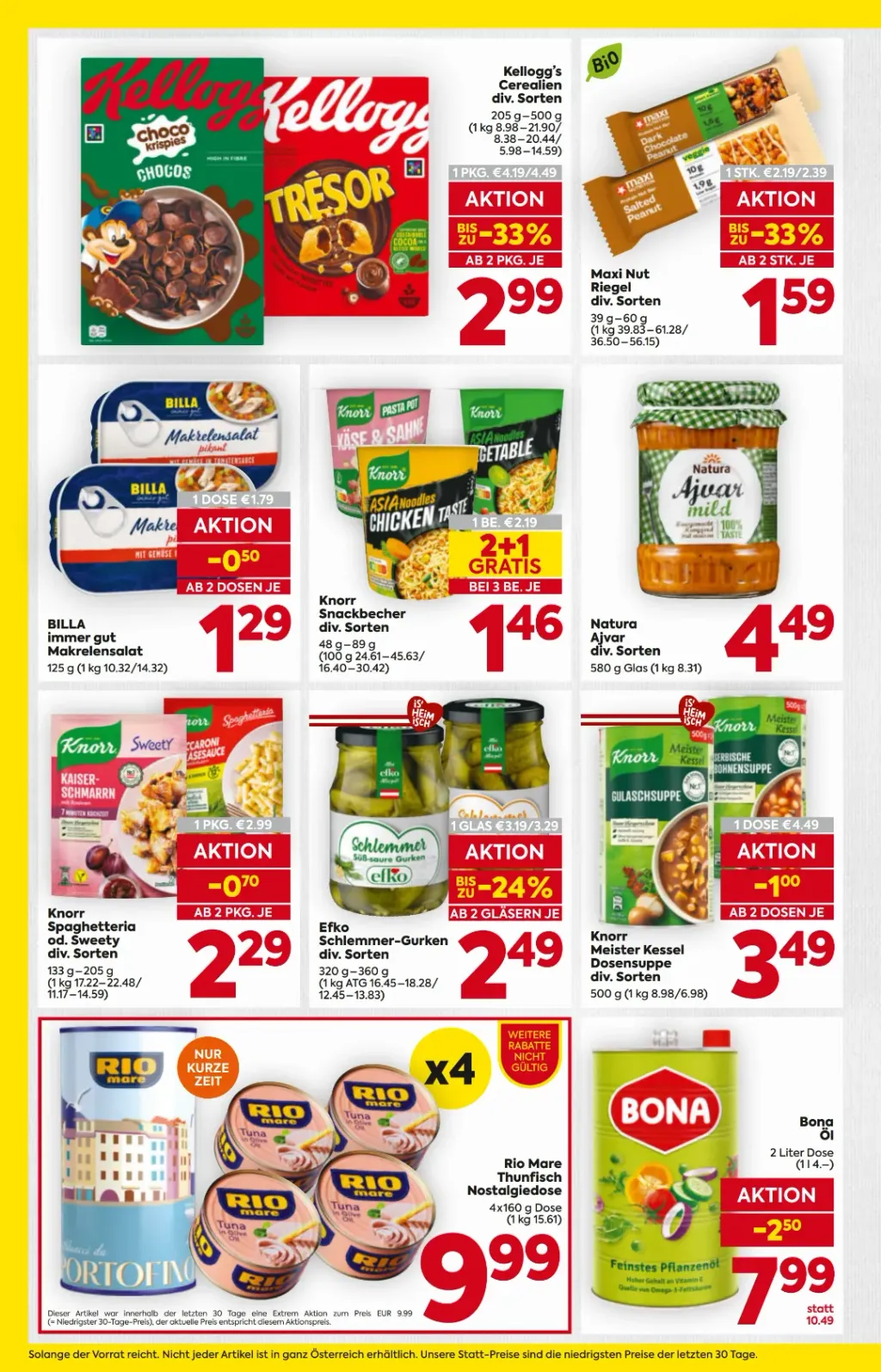 Billa Flugblatt ab 16.07.2026 (Donnerstag)