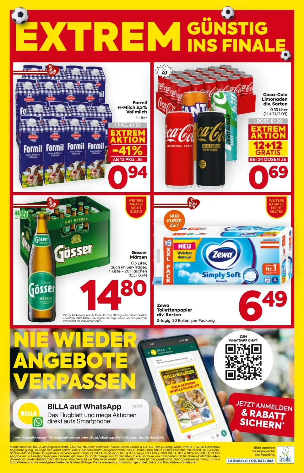 Billa Flugblatt ab 16.07.2026 (Donnerstag)