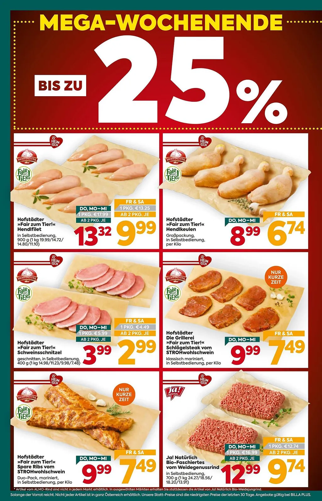 Billa Plus Flugblatt ab 23.07.2026 (Donnerstag)