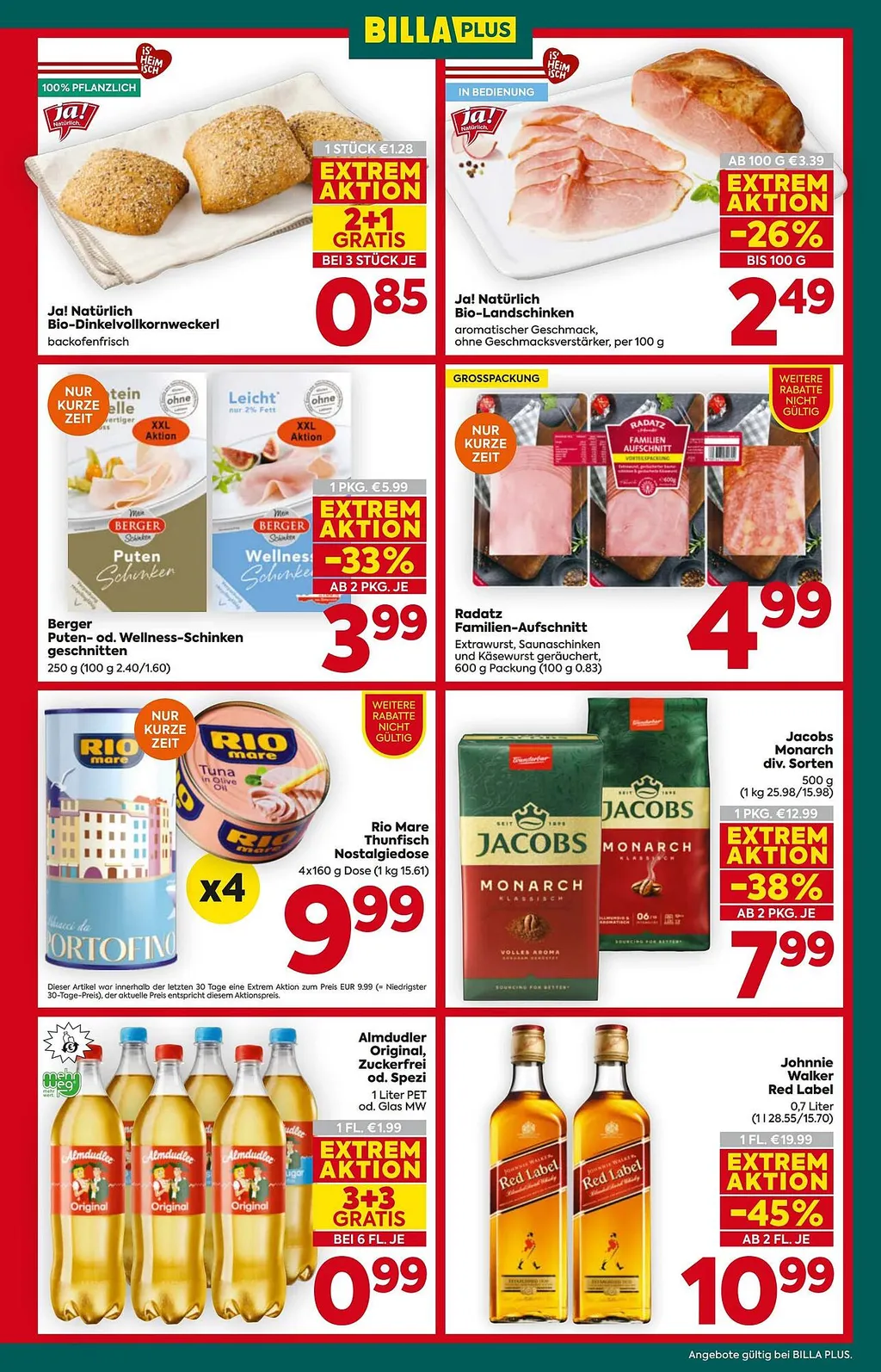 Billa Plus Flugblatt ab 23.07.2026 (Donnerstag)
