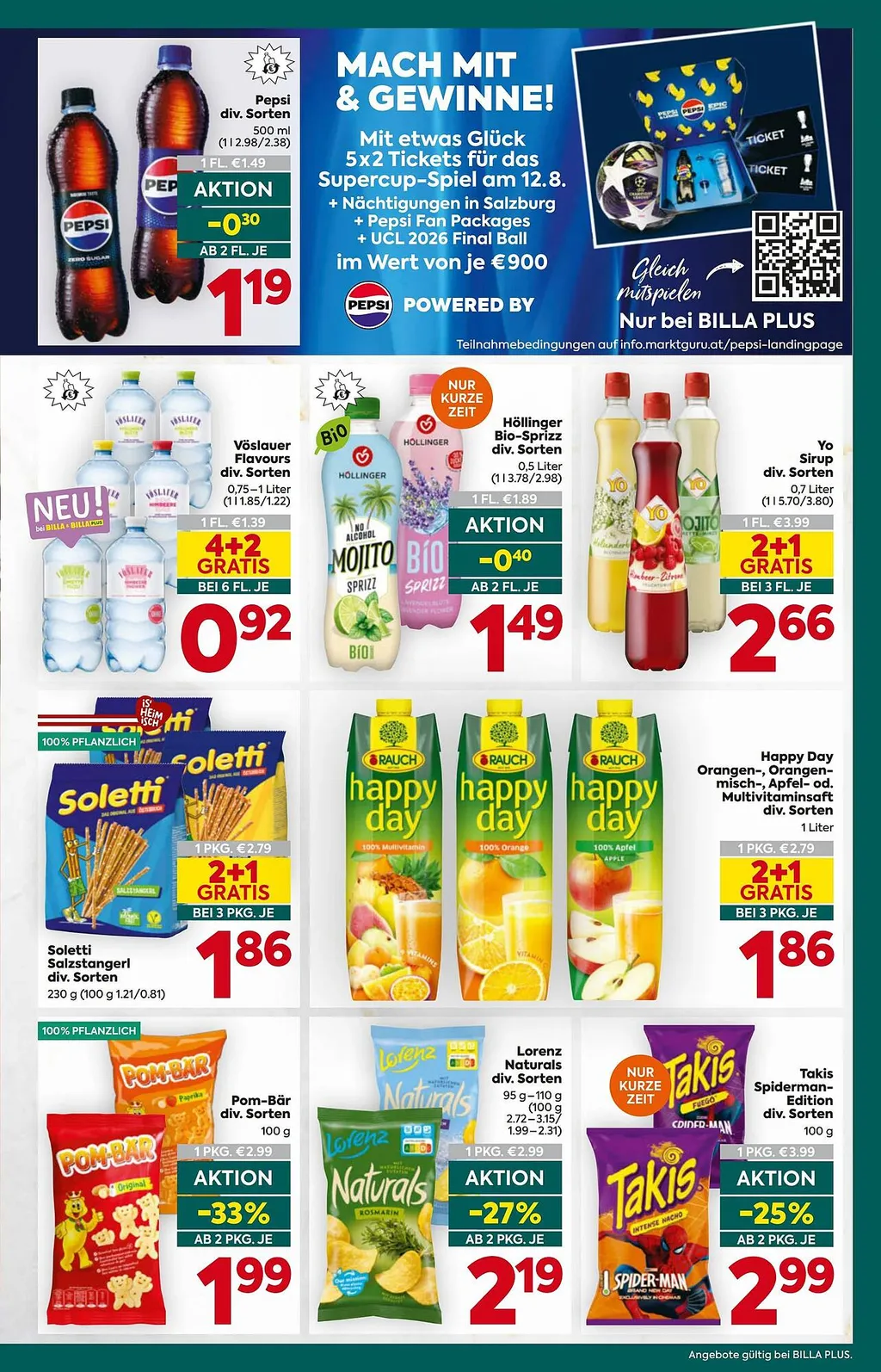 Billa Plus Flugblatt ab 23.07.2026 (Donnerstag)