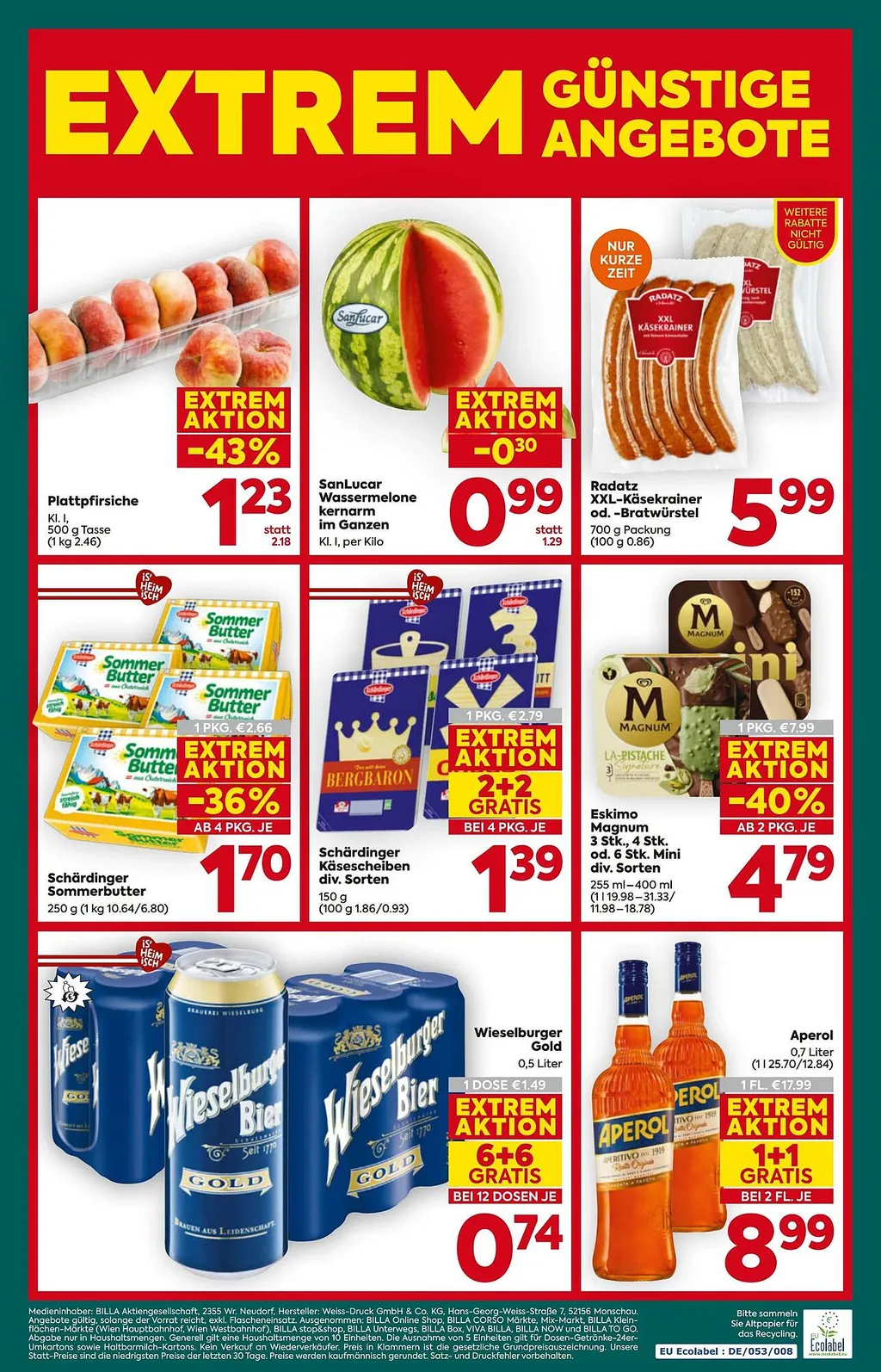 Billa Plus Flugblatt ab 23.07.2026 (Donnerstag)