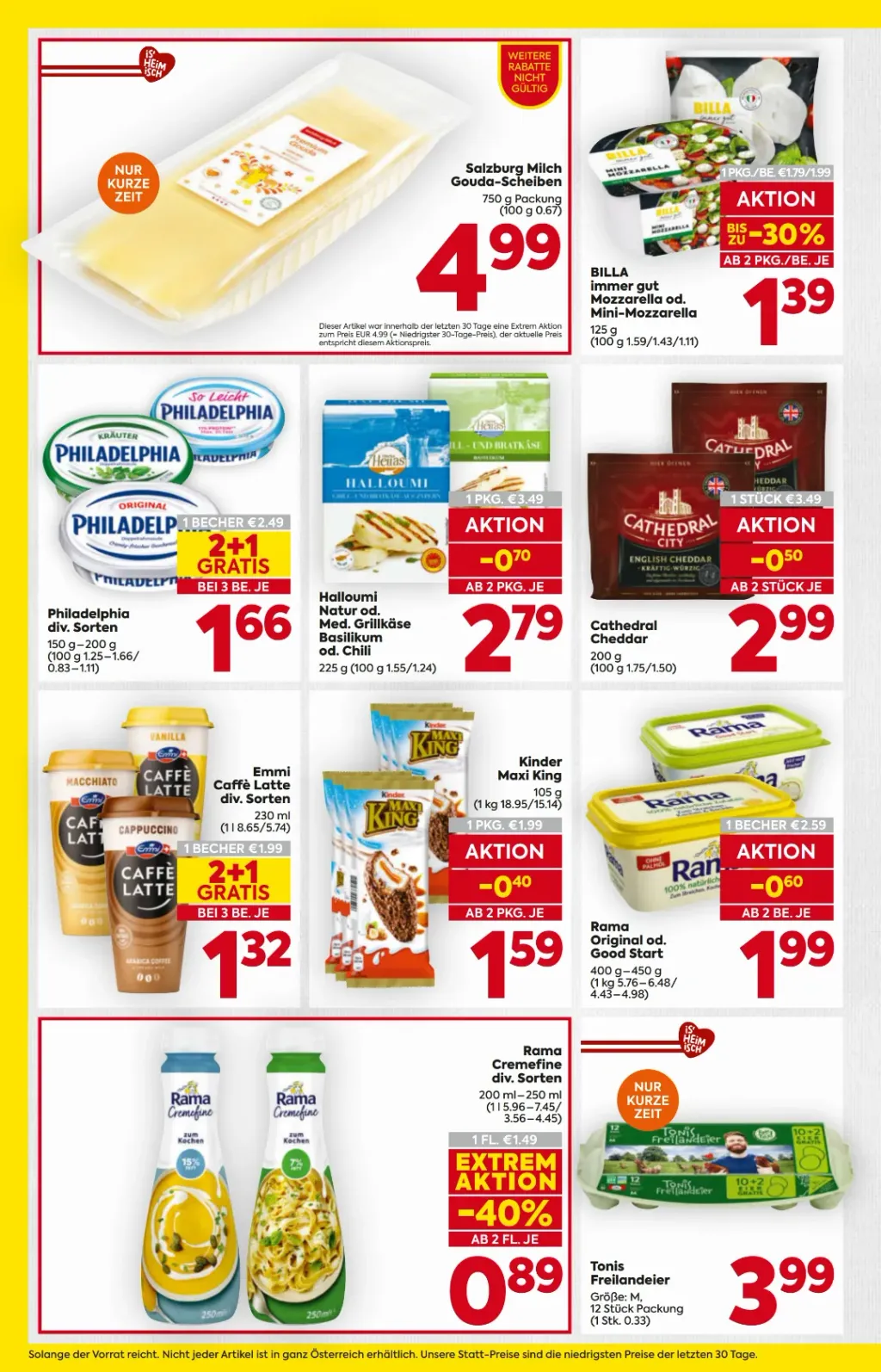Billa Flugblatt ab 30.07.2026 (Donnerstag)