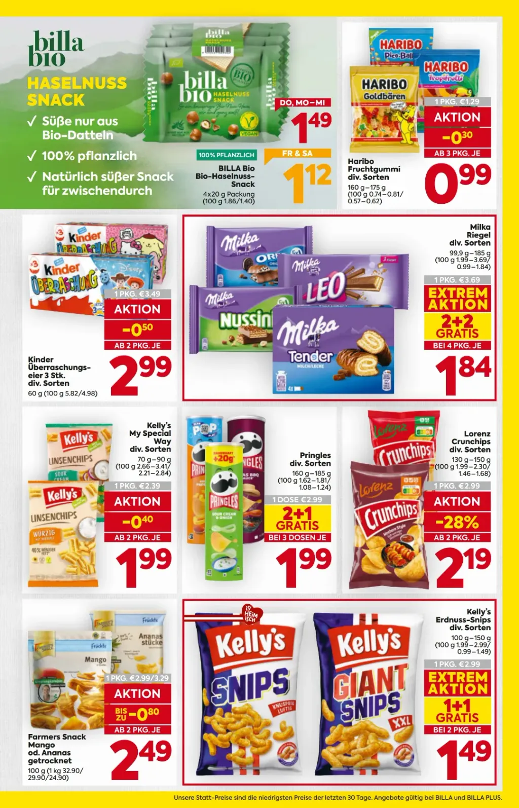 Billa Flugblatt ab 30.07.2026 (Donnerstag)