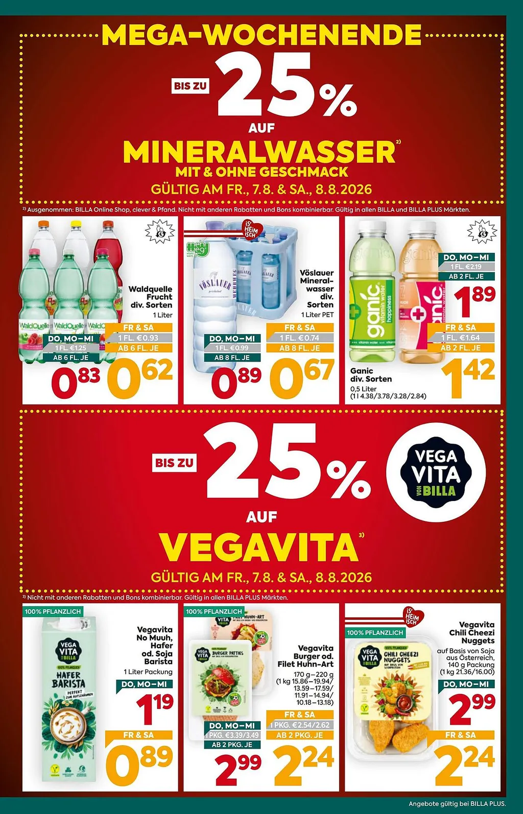 Billa PLUS Flugblatt ab 06.08.2026 (Donnerstag)