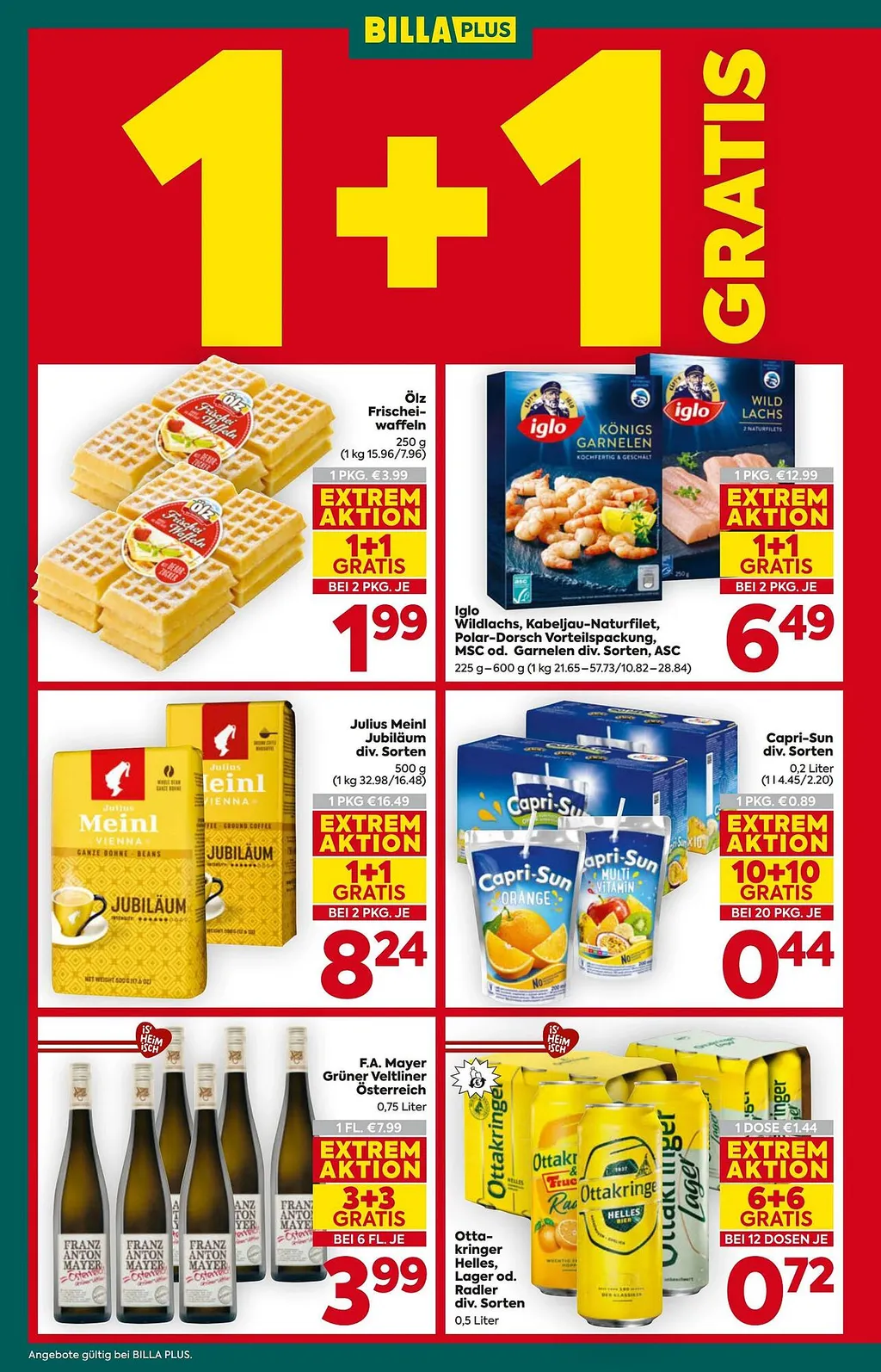 Billa PLUS Flugblatt ab 06.08.2026 (Donnerstag)