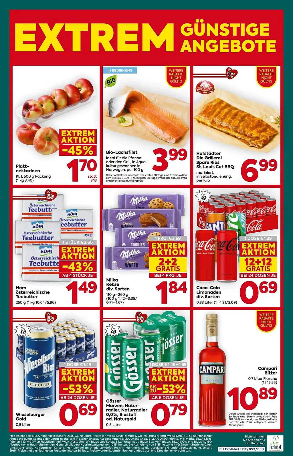 Billa PLUS Flugblatt ab 06.08.2026 (Donnerstag)