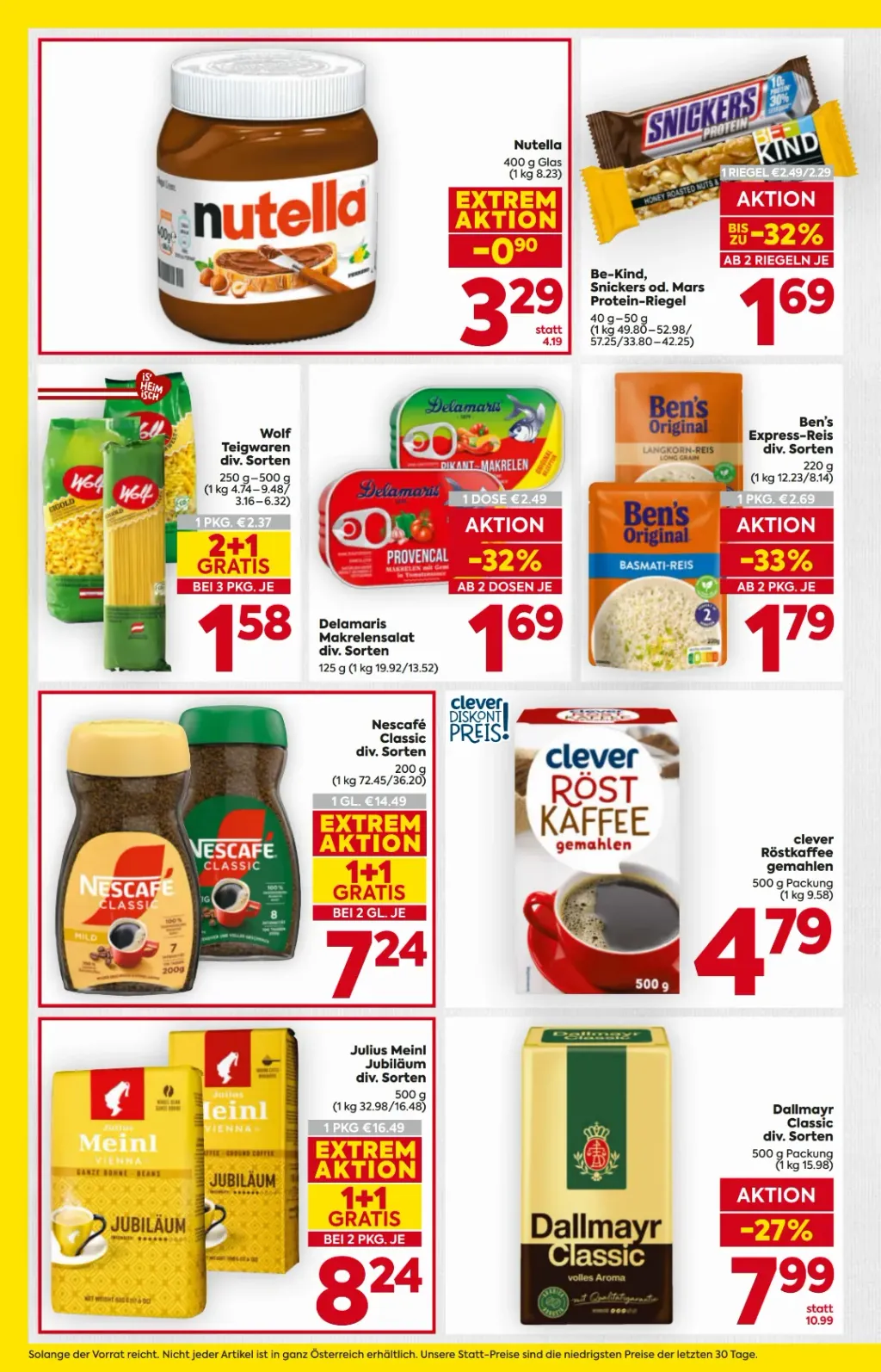 Billa Flugblatt ab 06.08.2026 (Donnerstag)