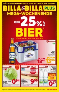 Billa Flugblatt ab 13.08.2026 (Donnerstag)