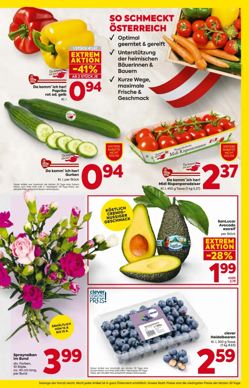 Billa Flugblatt ab 13.08.2026 (Donnerstag)