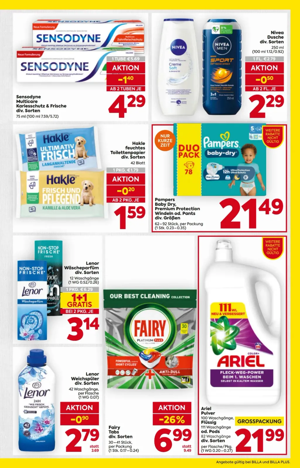 Billa Flugblatt ab 13.08.2026 (Donnerstag)