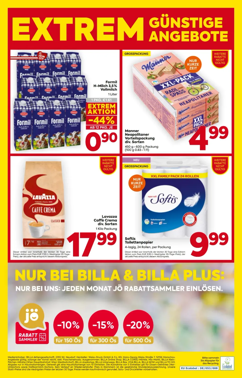 Billa Flugblatt ab 13.08.2026 (Donnerstag)