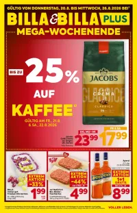 Billa Flugblatt ab 20.08.2026 (Donnerstag)