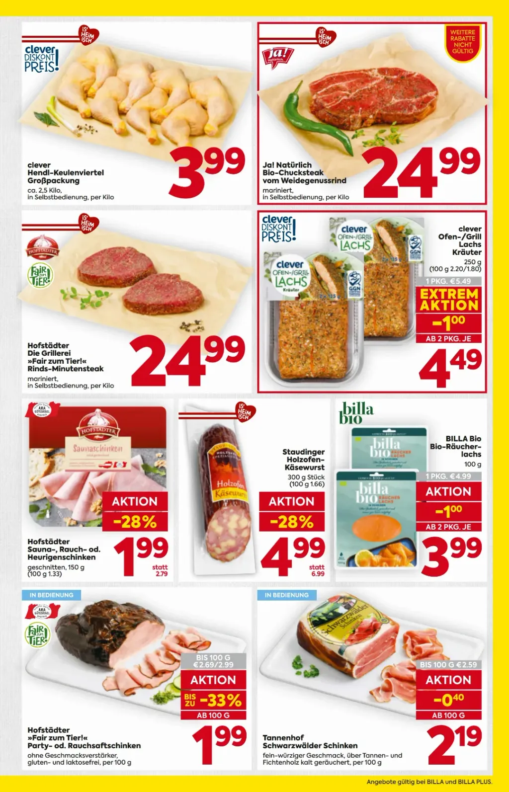 Billa Flugblatt ab 20.08.2026 (Donnerstag)