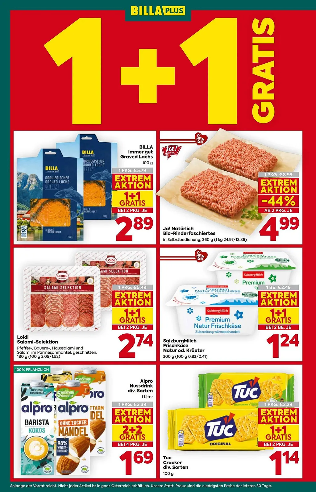 Billa Plus Flugblatt ab 20.08.2026 (Donnerstag)