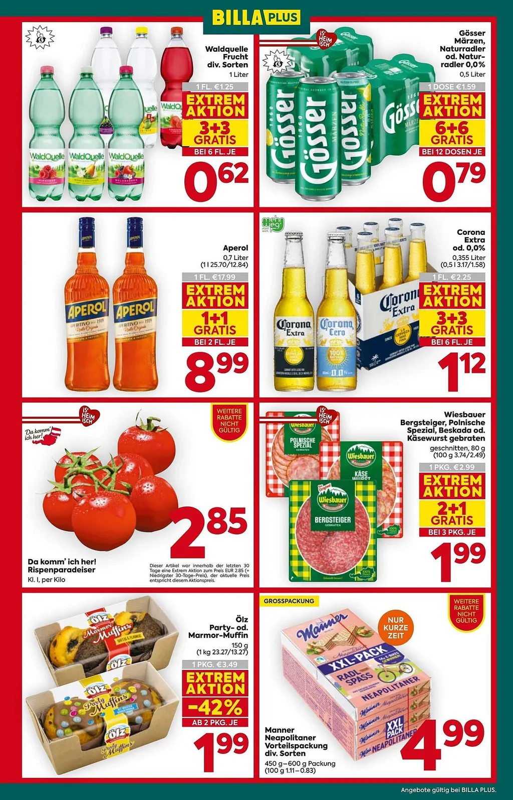 Billa Plus Flugblatt ab 20.08.2026 (Donnerstag)