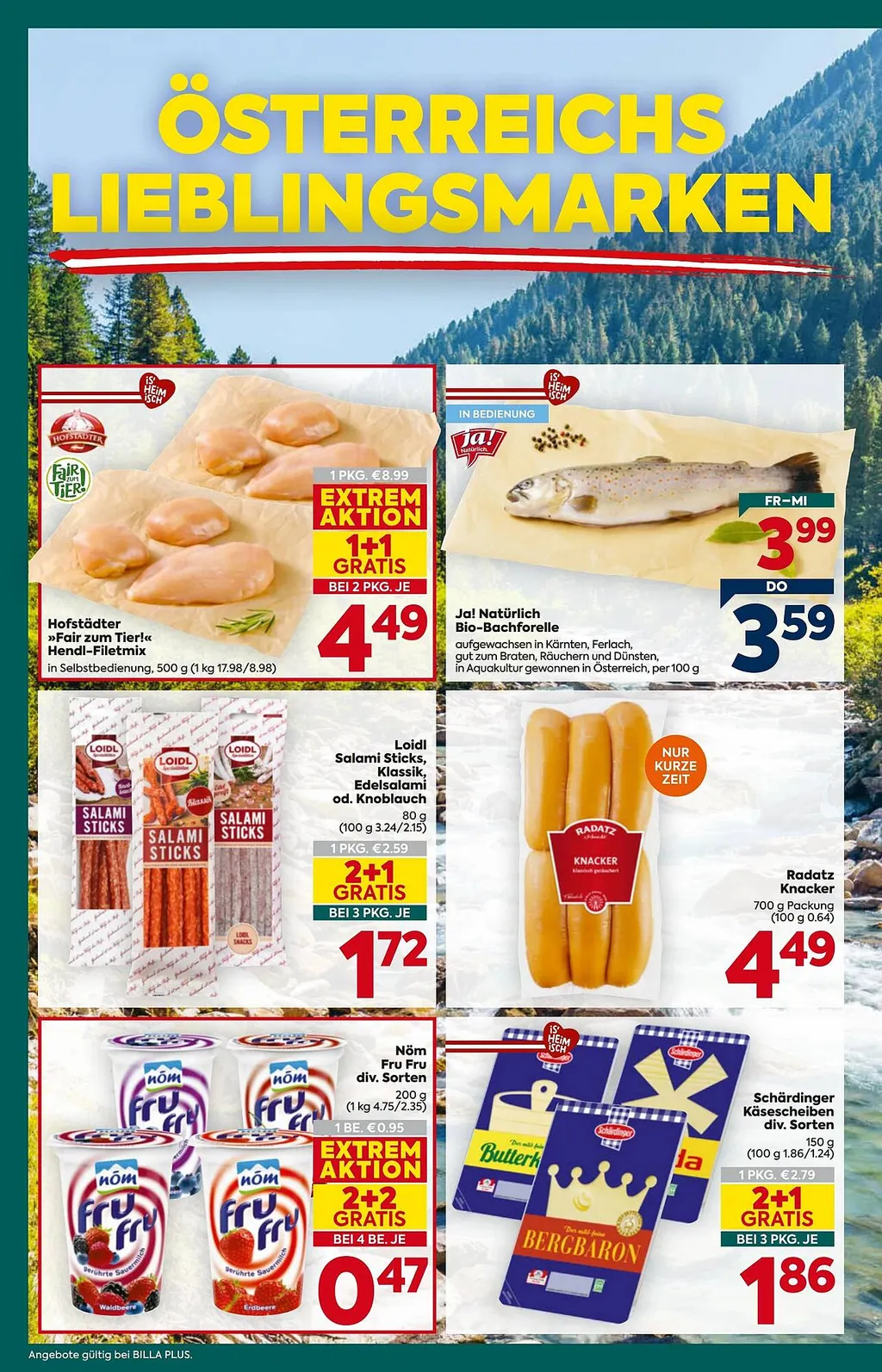 Billa Plus Flugblatt ab 20.08.2026 (Donnerstag)