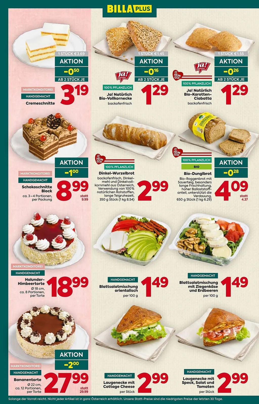 Billa Plus Flugblatt ab 20.08.2026 (Donnerstag)