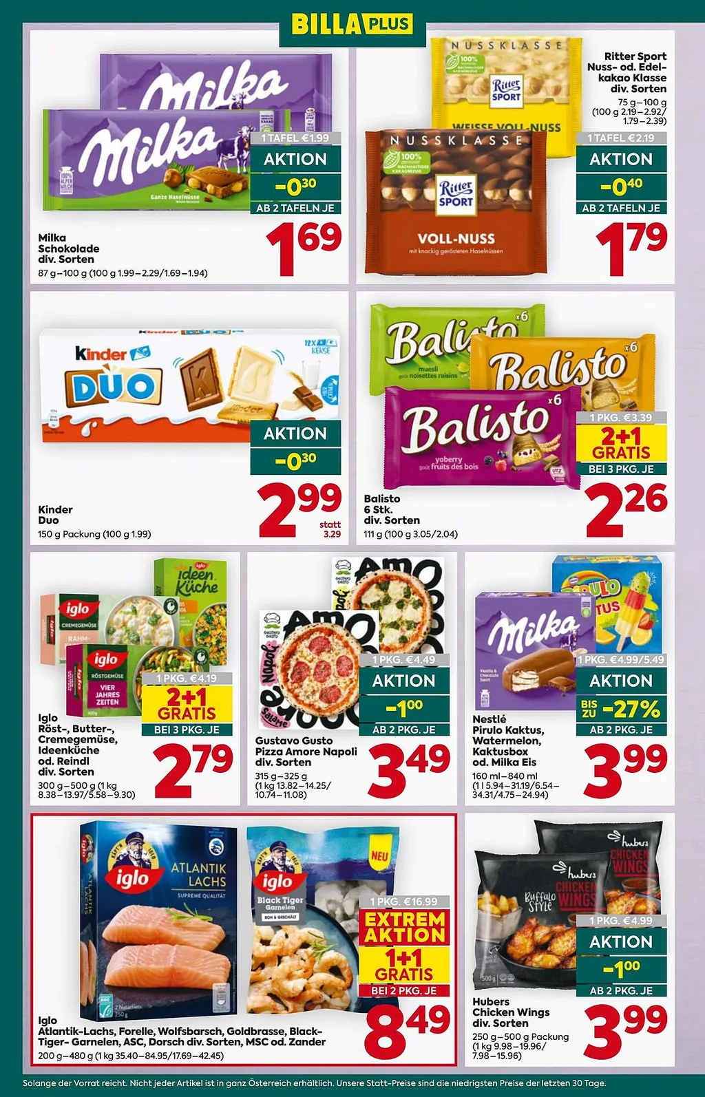 Billa Plus Flugblatt ab 20.08.2026 (Donnerstag)