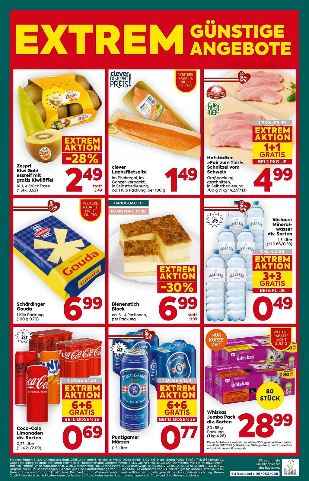 Billa Plus Flugblatt ab 20.08.2026 (Donnerstag)