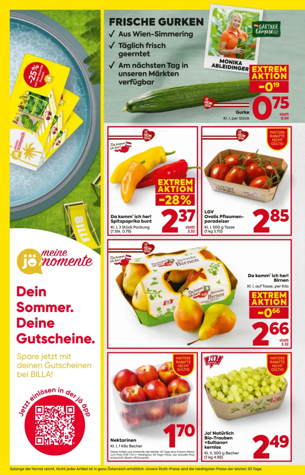 Billa Flugblatt ab 27.08.2026 (Donnerstag)
