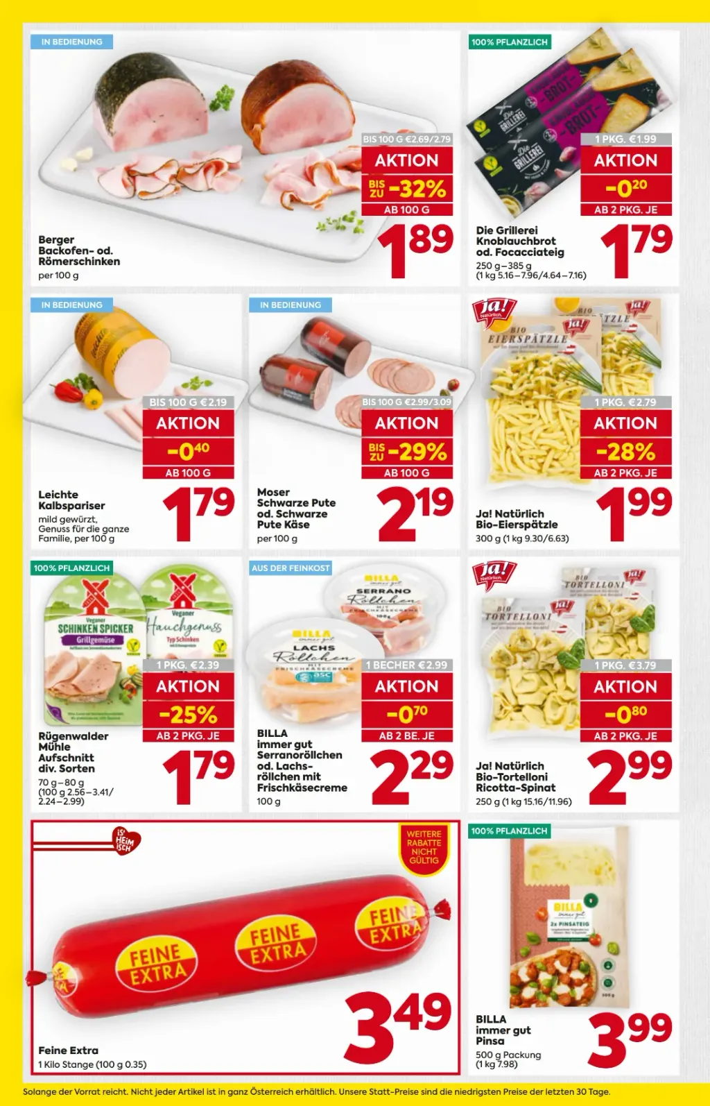 Billa Flugblatt ab 27.08.2026 (Donnerstag)