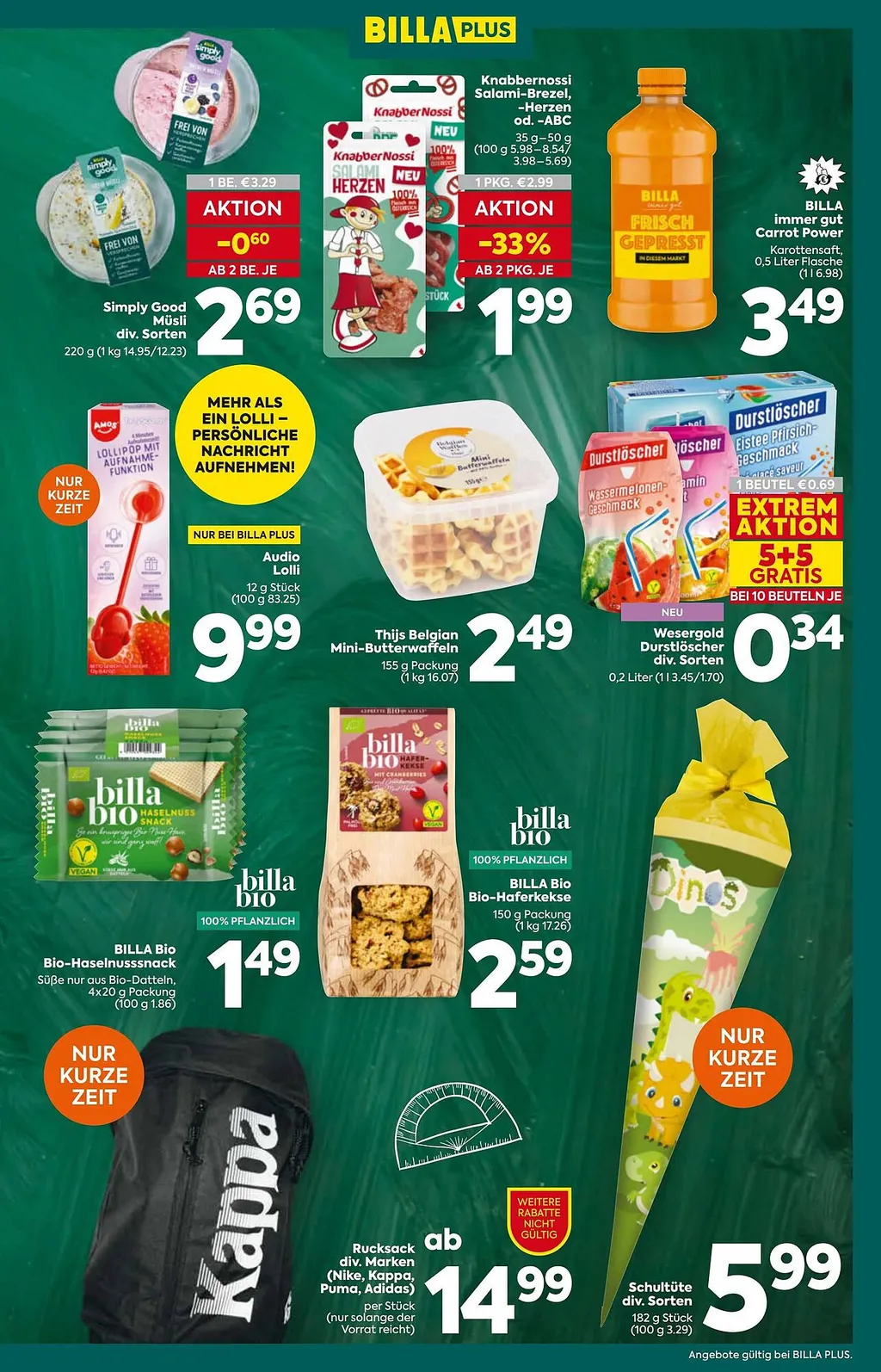 Billa Plus Flugblatt ab 27.08.2026 (Donnerstag)