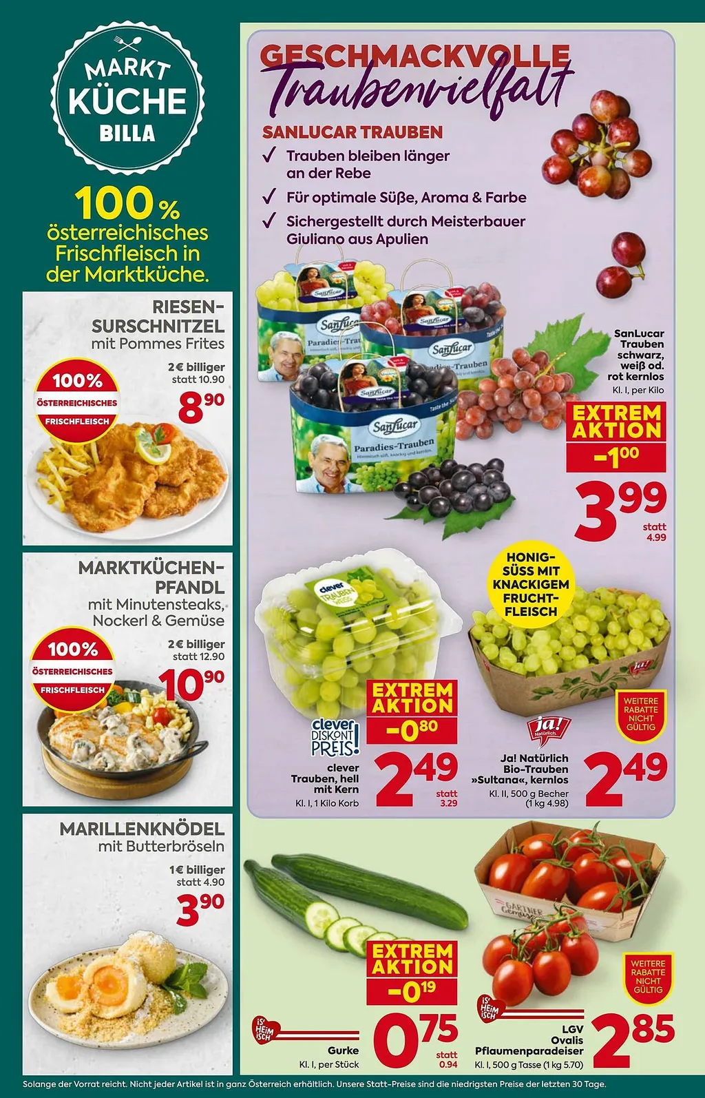 Billa Plus Flugblatt ab 27.08.2026 (Donnerstag)