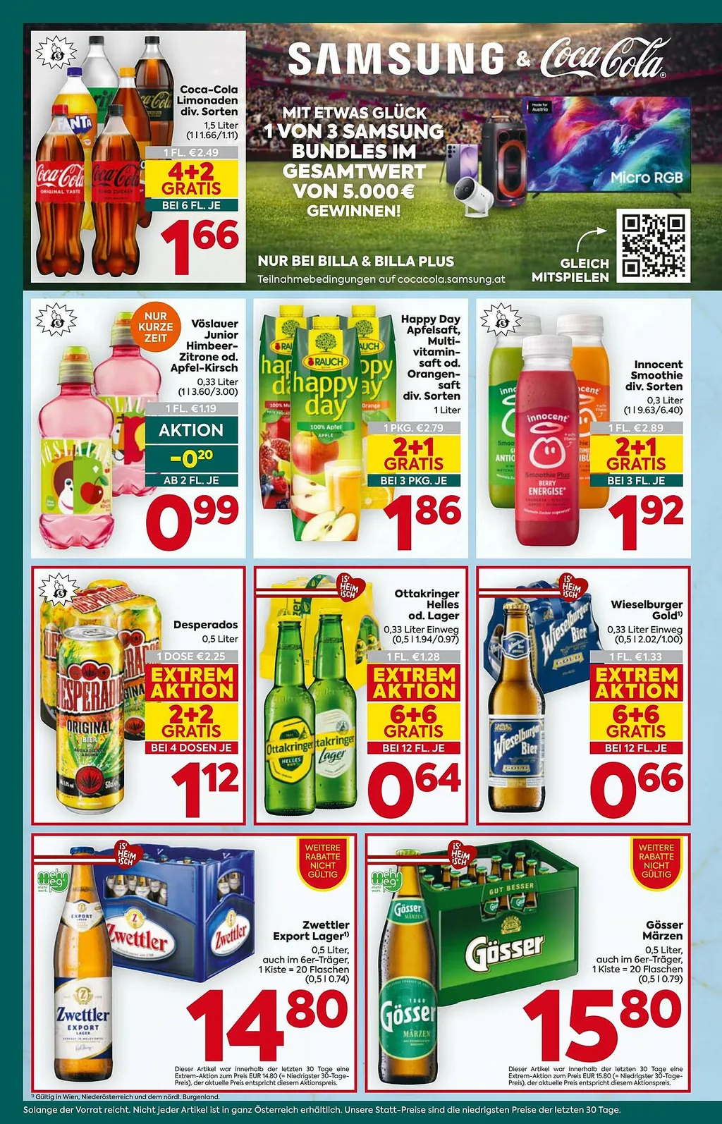 Billa Plus Flugblatt ab 27.08.2026 (Donnerstag)