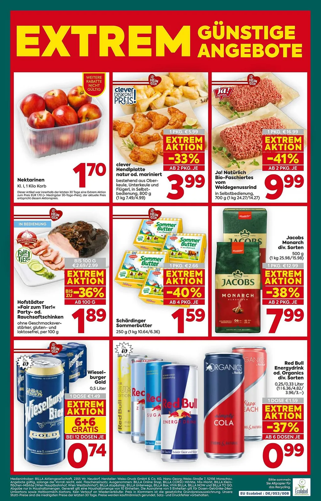 Billa Plus Flugblatt ab 27.08.2026 (Donnerstag)
