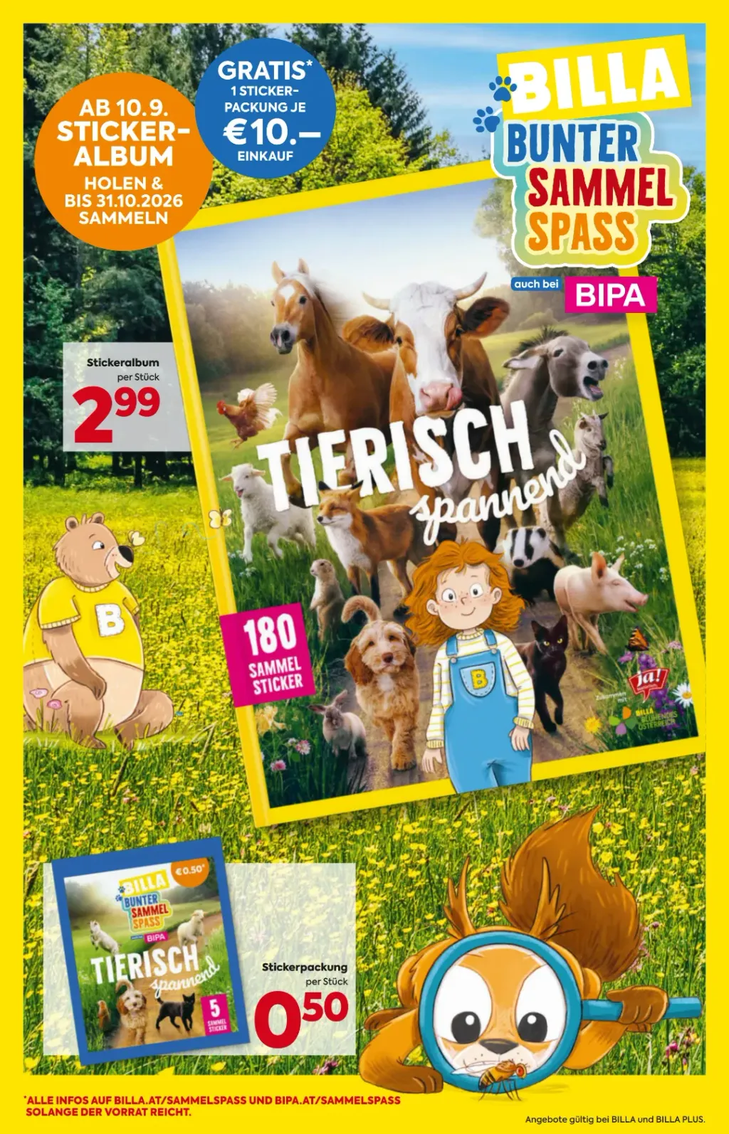 Billa Flugblatt ab 10.09.2026 (Donnerstag)