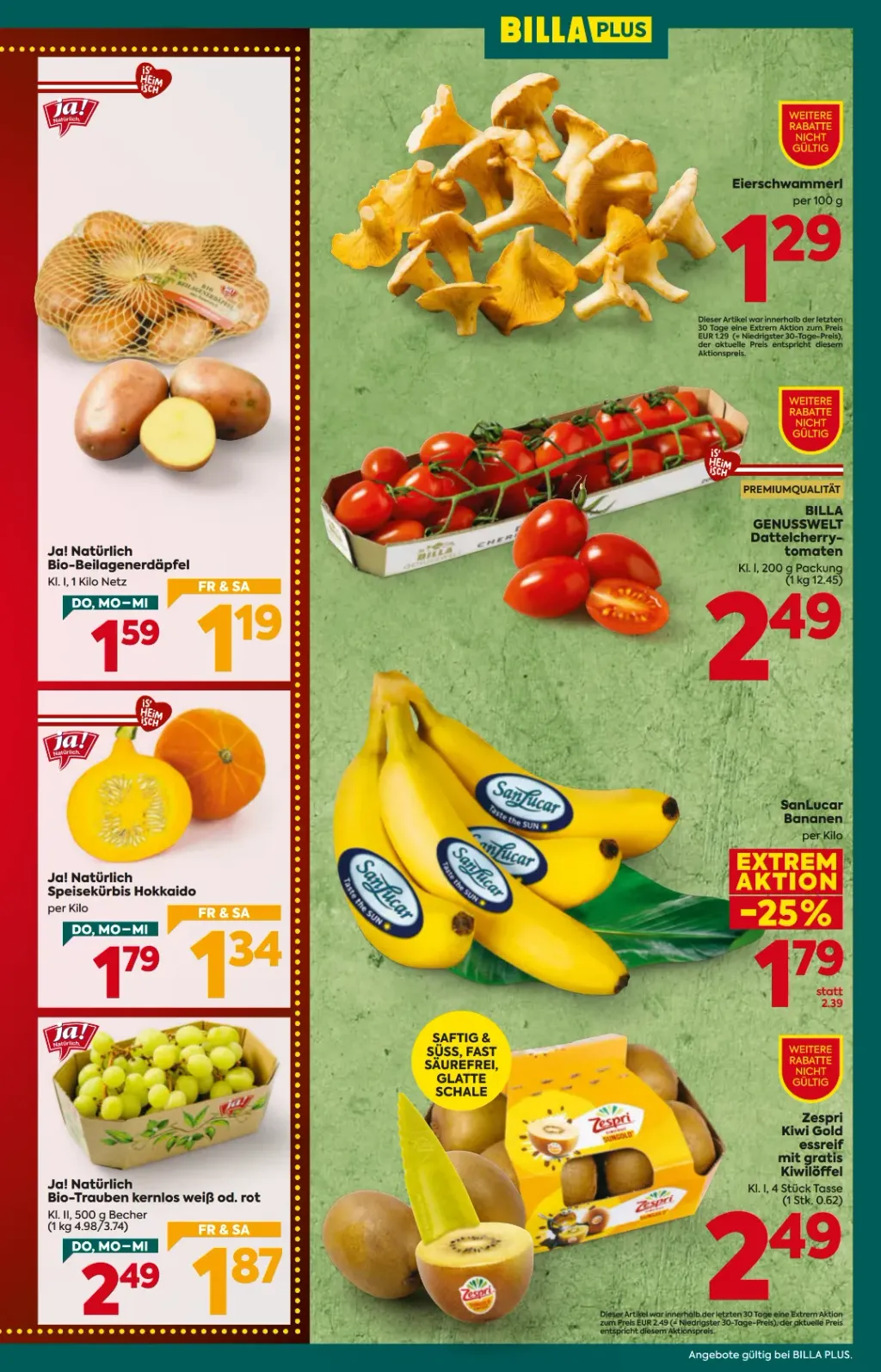 Billa Plus Flugblatt ab 10.09.2026 (Donnerstag)