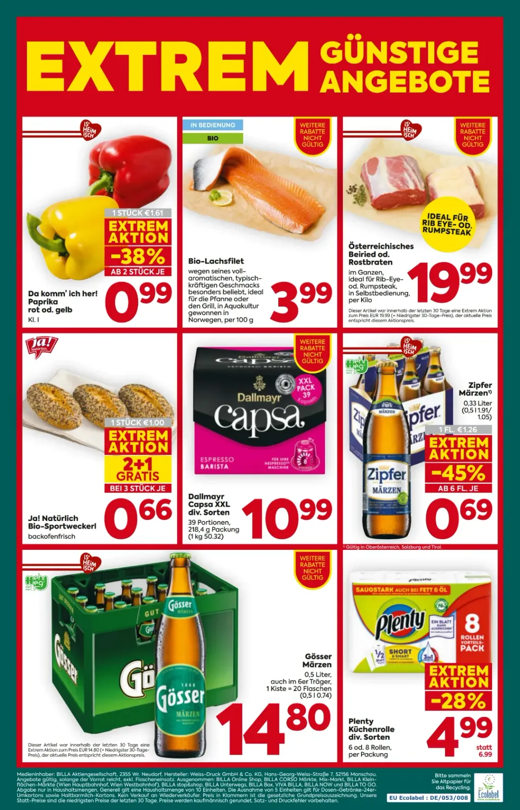 Billa Plus Flugblatt ab 10.09.2026 (Donnerstag)