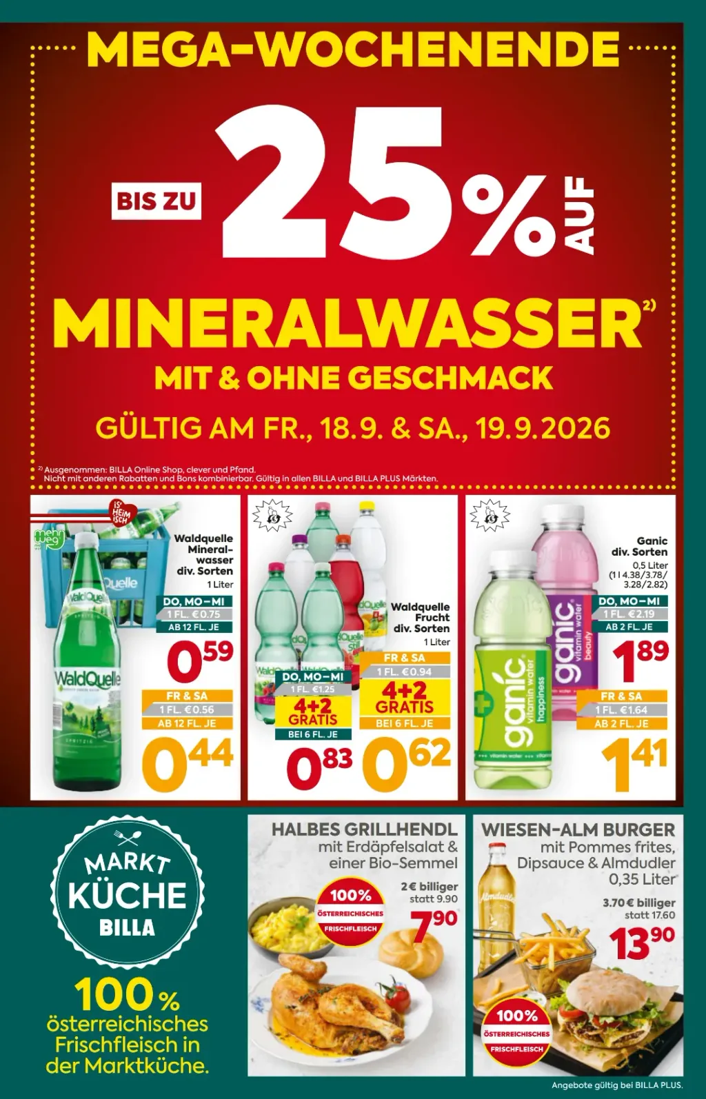 Billa Plus Flugblatt ab 17.09.2026 (Donnerstag)
