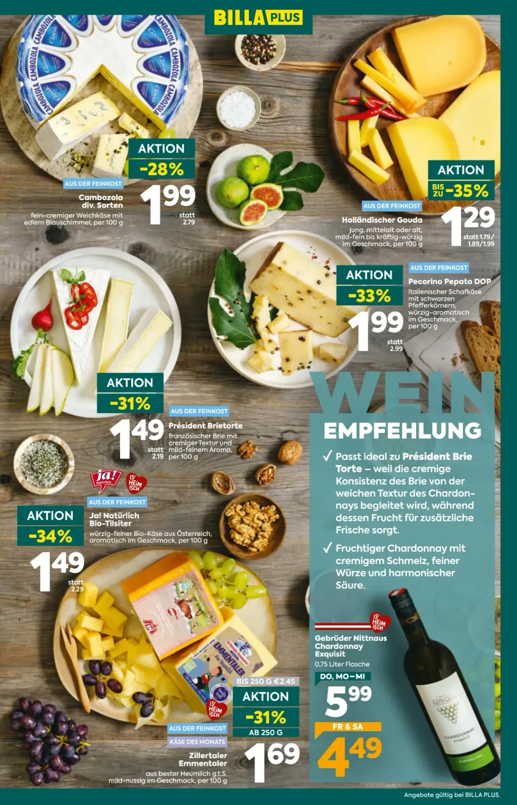 Billa Plus Flugblatt ab 17.09.2026 (Donnerstag)