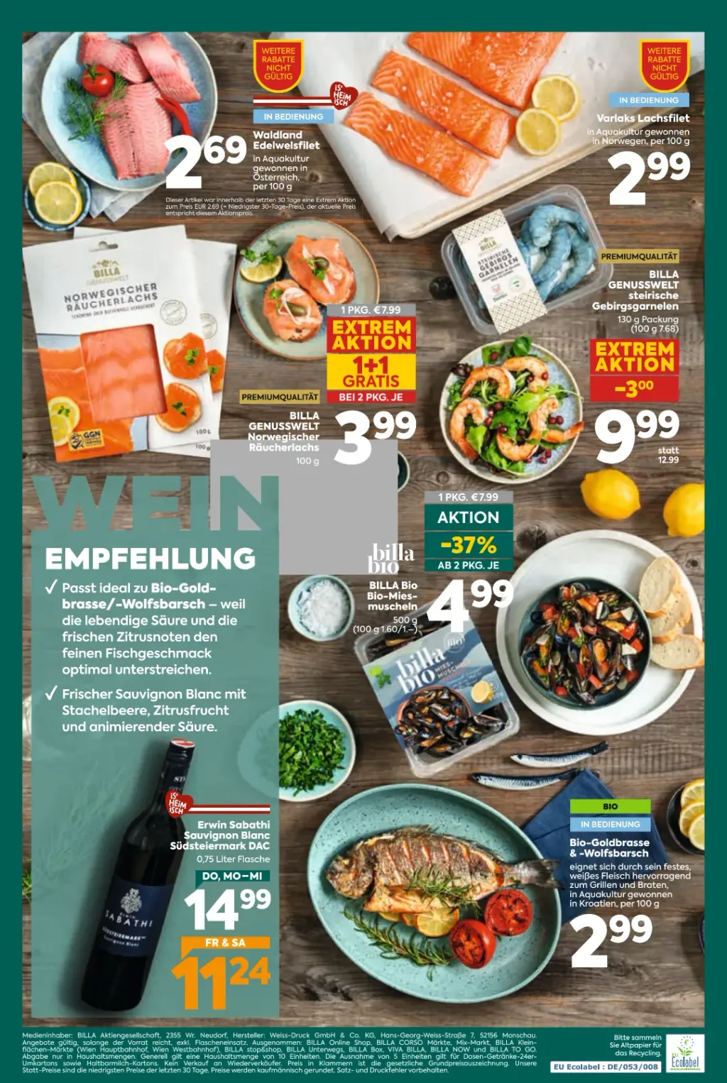 Billa Plus Flugblatt ab 17.09.2026 (Donnerstag)