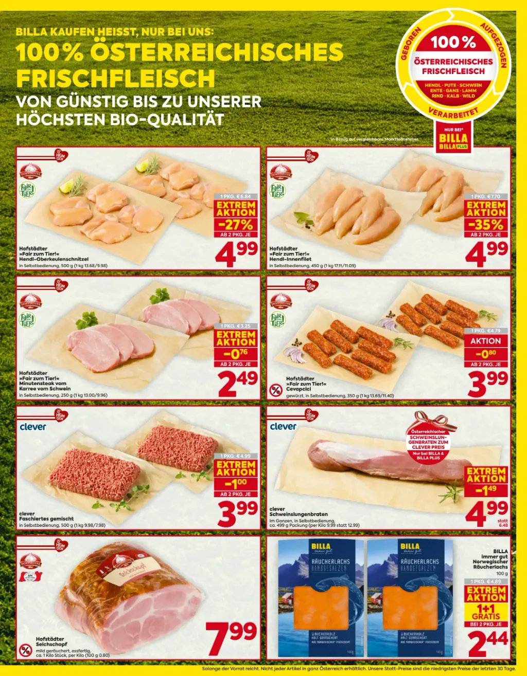 Billa Flugblatt ab 01.10.2026 (Donnerstag)