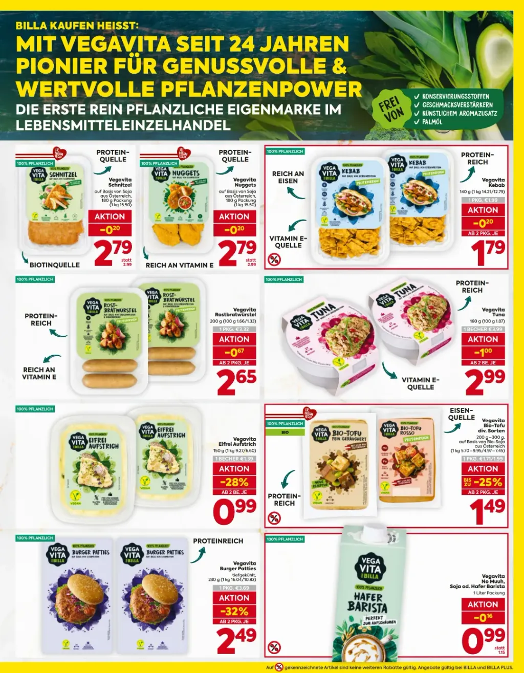 Billa Flugblatt ab 01.10.2026 (Donnerstag)