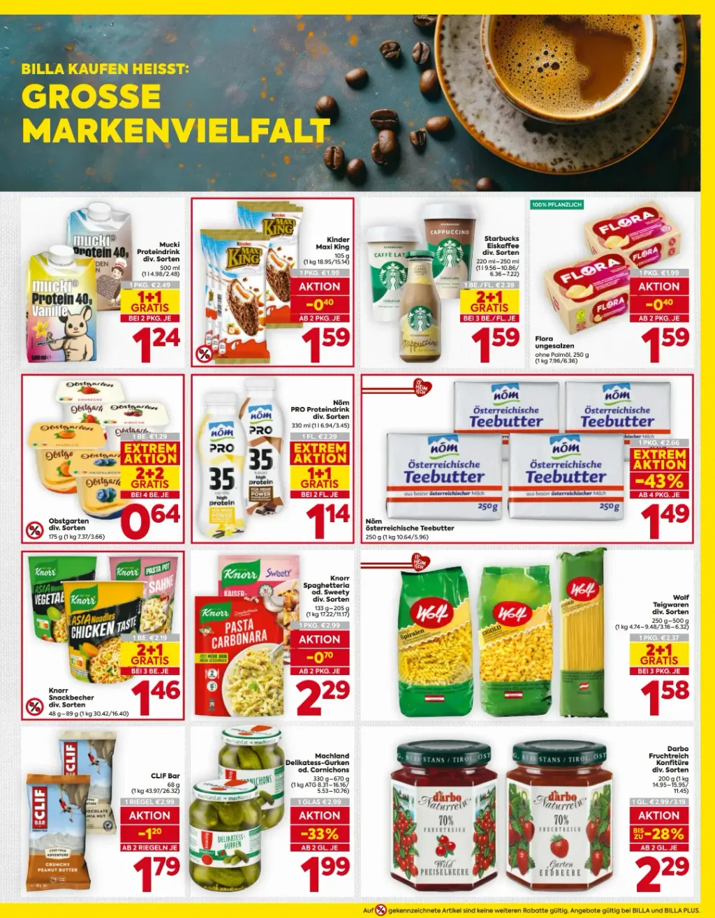 Billa Flugblatt ab 01.10.2026 (Donnerstag)