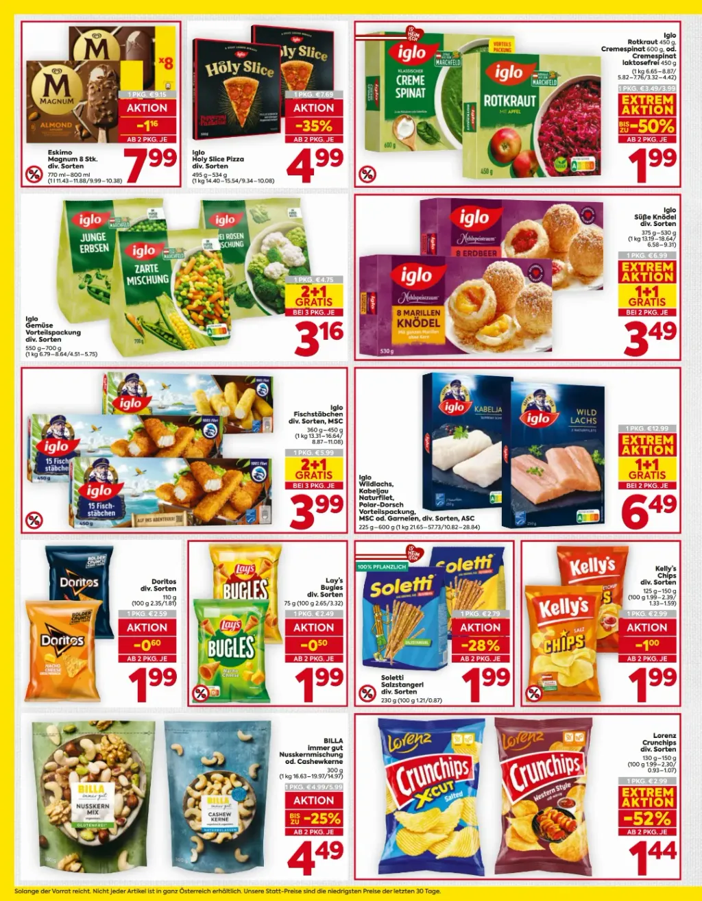 Billa Flugblatt ab 01.10.2026 (Donnerstag)