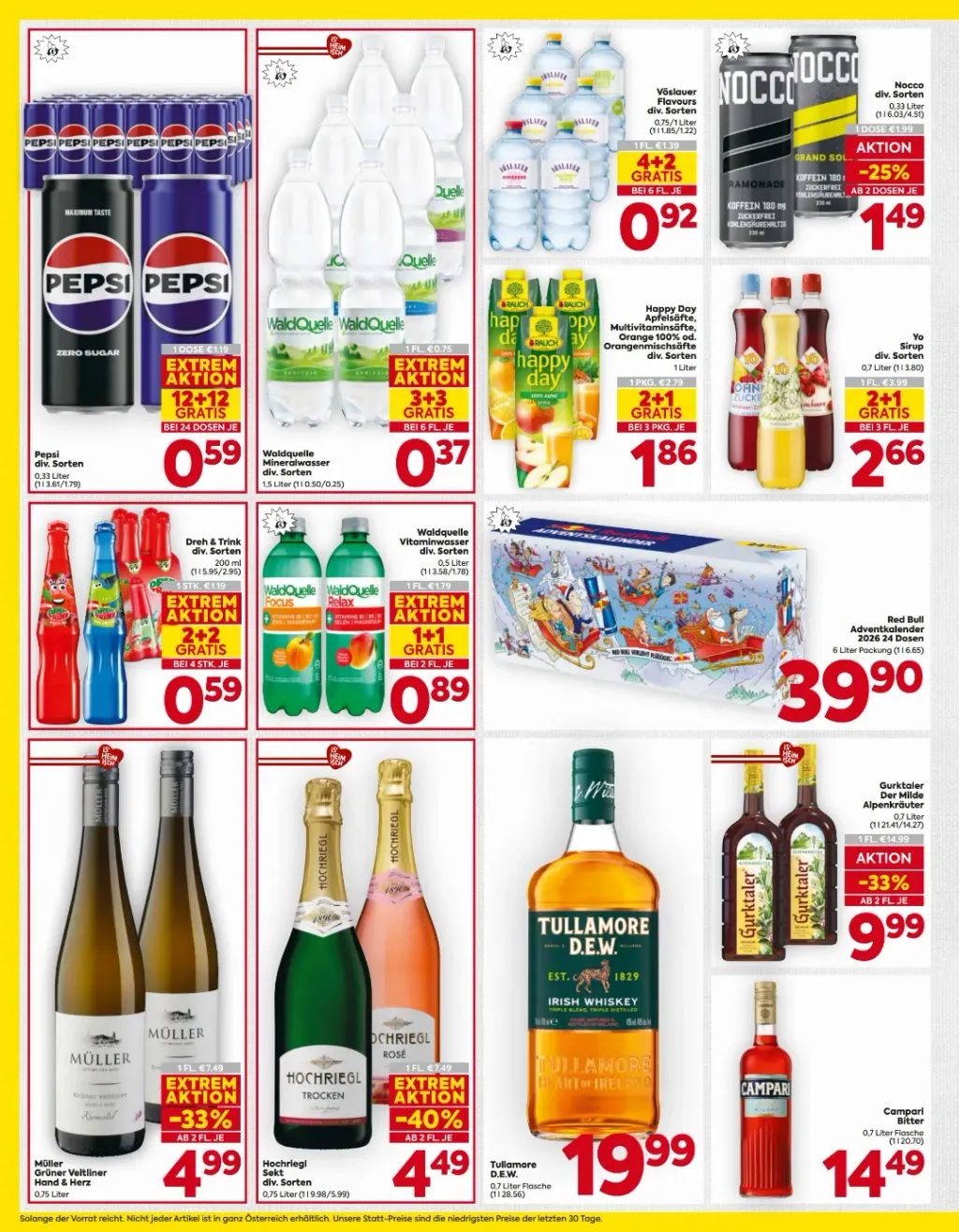 Billa Flugblatt ab 01.10.2026 (Donnerstag)