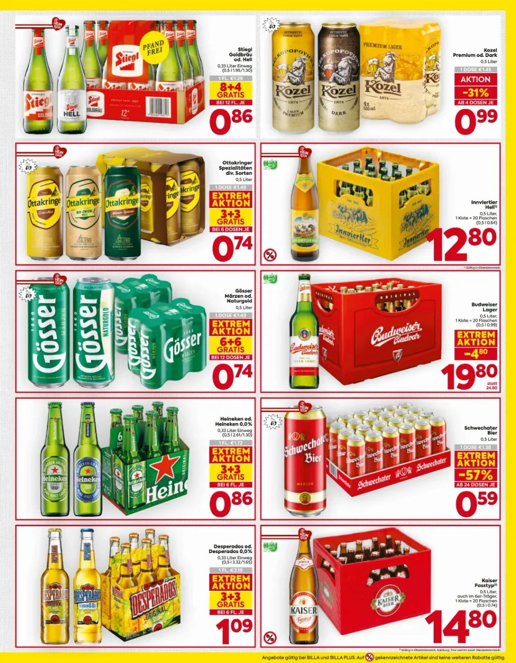 Billa Flugblatt ab 01.10.2026 (Donnerstag)