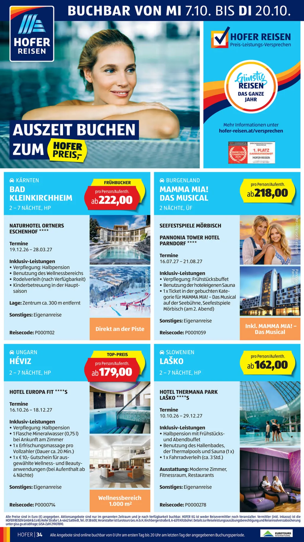 Hofer Flugblatt ab 09.10.2026 (Freitag)